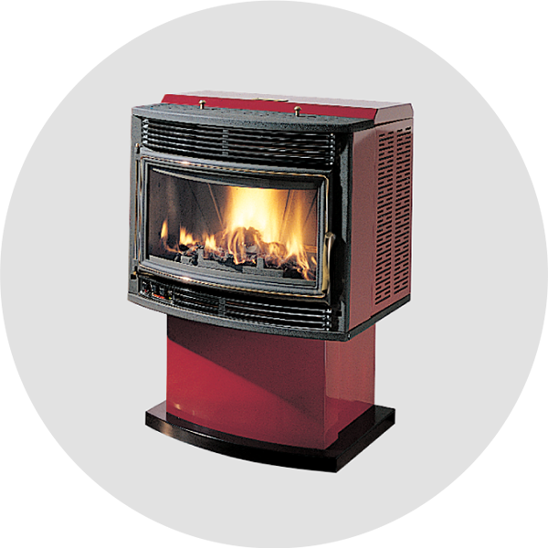 Pellet heating stove - ECOFIRE ELDORA - PALAZZETTI LELIO - 5 kW10 kW /  corner / contemporary